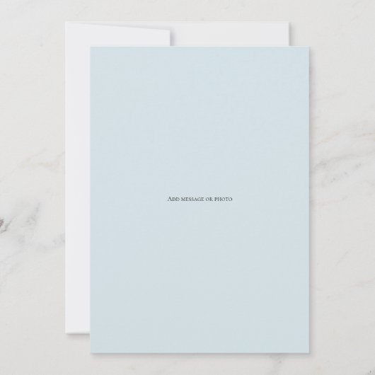 Twin Boys, Winging their Way Baby Shower  (裏面)