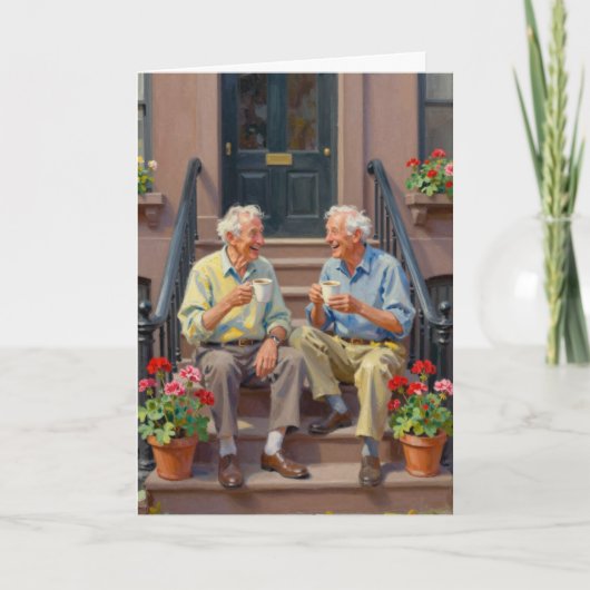 Twin Coots Coffee Club Birthday All-Occasion Card カード (正面)