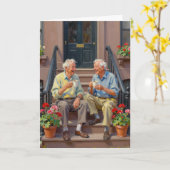 Twin Coots Coffee Club Birthday All-Occasion Card カード (黄色い花)