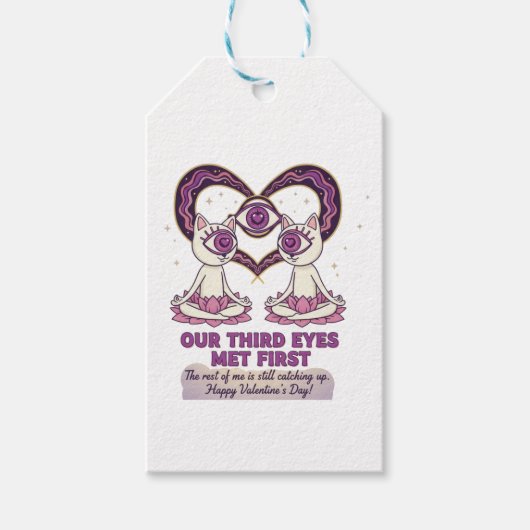 Twin Flame Valentine's day gift ギフトタグ (正面)