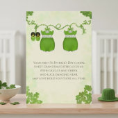 Twin Granddaughters First St Patrick Day カード