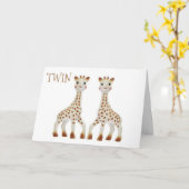 ****TWIN**** HAPPY BIRTHDAY TO MY FAVORITE SISTER カード (黄色い花)