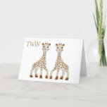 ****TWIN**** HAPPY BIRTHDAY TO MY FAVORITE SISTER カード<br><div class="desc">THESE "TWIN GIRAFFE'S" ARE SO READY TO TELL "YOUR TWIN" HAPPY BIRTHDAY! CHANGE IT TO """BROTHER"" IF YOU NEED TO OKAY :)</div>