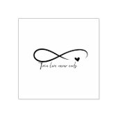 Twin Love Never Ends ラバースタンプ (インプリント)