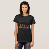 Twin Mama Mothers Day Squared Mommy Leopard New Mo Tシャツ (正面フル)