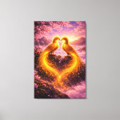 Twin Phoenixes of Eternal Light キャンバスプリント (正面)