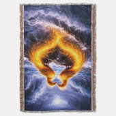Twin Phoenixes of Eternal Light スローブランケット (正面縦)
