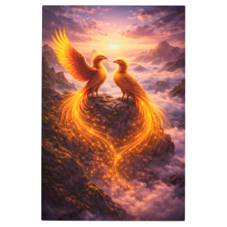 Twin Phoenixes of Eternal Light メタルプリント