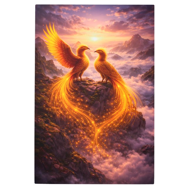 Twin Phoenixes of Eternal Light メタルプリント (正面)