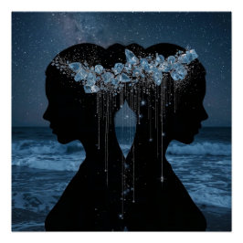 Twin Souls Beneath the Stars ポスター