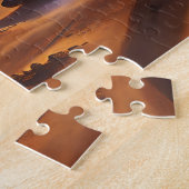 Twin Suns Desert Sci-Fi Alien Landscape ジグソーパズル (側面)