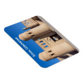 Twin-turreted West Gate - Khiva, Uzbekistan マグネット (右側)