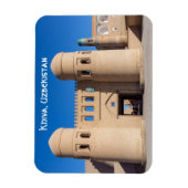 Twin-turreted West Gate - Khiva, Uzbekistan マグネット (縦)
