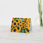 **TWIN** U BRING SUNSHINE TO MY LIVE EVERY DAY カード<br><div class="desc">LET "YOUR TWIN" KNOW HOW MUCH SHE MEANS TO "YOU" WITH THIS VERY "PRETTY AND THOUGHTFUL" CARD!</div>