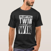 Twin without win lovely hearts akin tシャツ (正面)