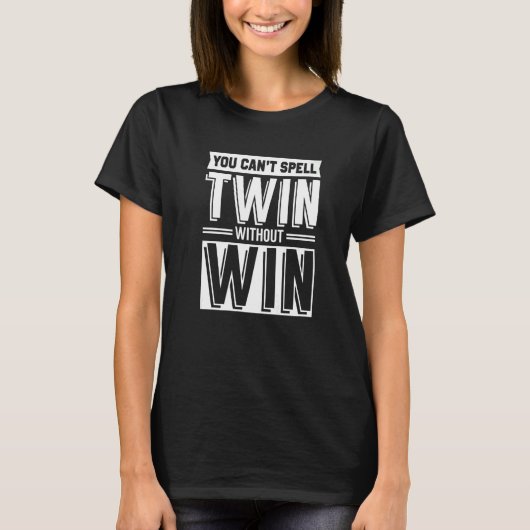 Twin without win lovely hearts akin tシャツ (正面)