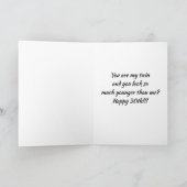 ***TWIN*** YOU CANNOT BE ***30**** U LOOK SO YOUNG カード (内部)