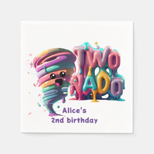 twinado Tシャツ スタンダードカクテルナプキン (正面)