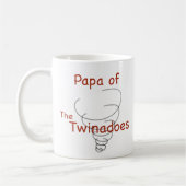 Twinadoesのパパ コーヒーマグカップ (左)