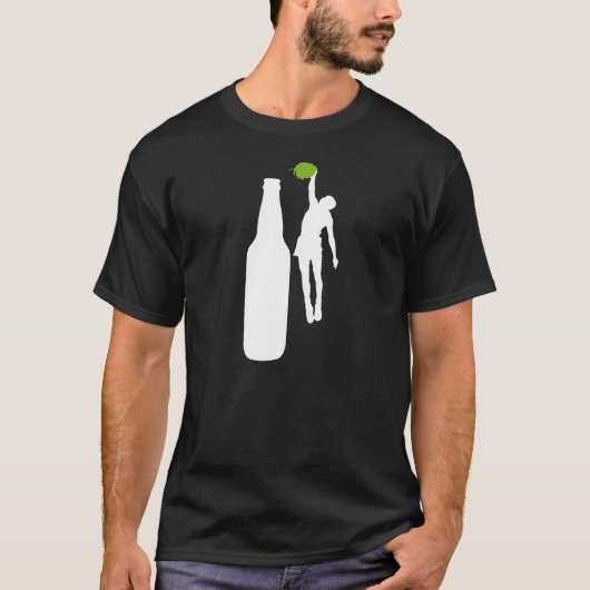 TwinBeer -ホツプのダンク(暗い) Tシャツ (正面)