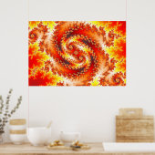 Twinblazer – フラクタルポスター ポスター (キッチン)