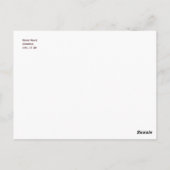 Twine Mason 包まれた Jar Sunflower日付を保存 ポストカード (裏面)