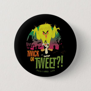 "Twinick or Tweet" TWETY™ & SYLVESTER™ 缶バッジ