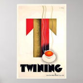 Twining Tea Coffee Beverage Drinks Kitchen Food ポスター (正面)
