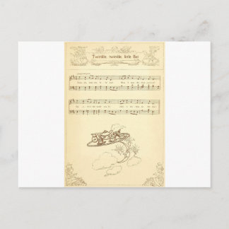 Twinkのきらめき少しこうもりの叙情詩 ポストカード