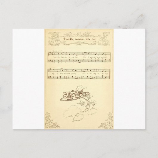 Twinkのきらめき少しこうもりの叙情詩 ポストカード (正面)