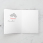 Twinkを特色にするBunnyLuvの挨拶状 カード (内部)