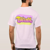 Twinkプライド棒つきキャンデーメンズベーシックTシャツ Tシャツ (裏面)