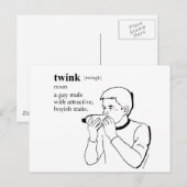 TWINK ポストカード (正面/裏面)