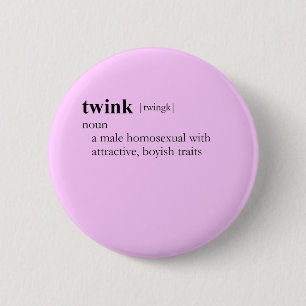 TWINK (定義) 缶バッジ