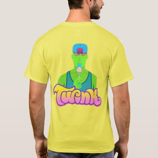 Twink-a-Licious LGBTQ+ ゲイプライド Tシャツ (裏面)