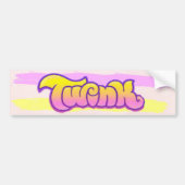 TWINK LGBTQゲイプライド少年 バンパーステッカー (正面)