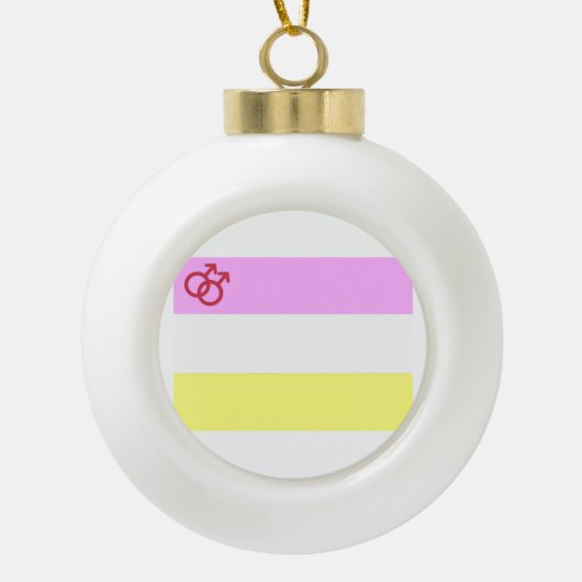 Twink Pride セラミックボールオーナメント (正面)