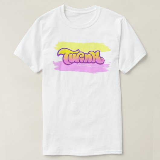 Twink Pride メンズ ベーシック Tシャツ (デザイン正面)