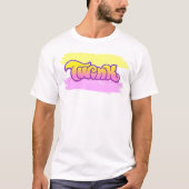 Twink Pride メンズ ベーシック Tシャツ (正面)