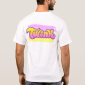Twink Pride メンズ ベーシック Tシャツ (裏面)