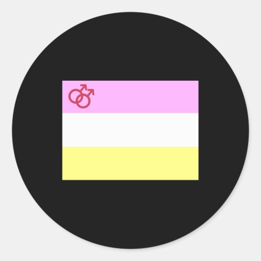 Twink Pride ラウンドシール (正面)