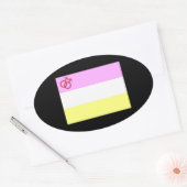 Twink Pride 楕円形シール (封筒)