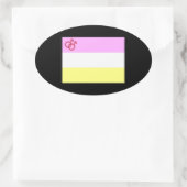 Twink Pride 楕円形シール (バッグ)