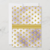 Twink、Twinkle小さな星の性別がパーティーを明らかにする 招待状 (裏面)