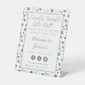 Twink、Twinkle小さな星の赤ちゃんシャワーへようこそ 台座サイン (正面)