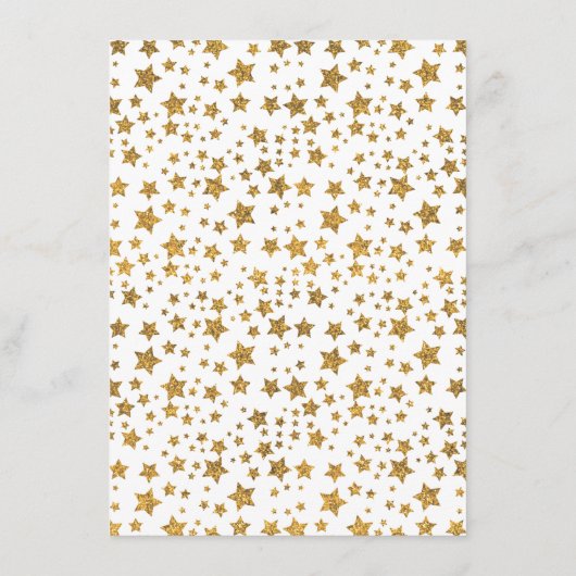 Twink、Twinkle小さな星の赤ちゃんシャワーアドバイス アドバイスカード (裏面)