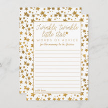 Twink、Twinkle小さな星の赤ちゃんシャワーアドバイス