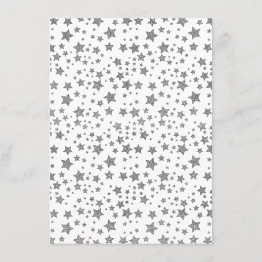 Twink、Twinkle小さな星の赤ちゃんシャワーアドバイス アドバイスカード (裏面)