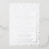 Twink、Twinkle Little Star 1st 実在誕生日 箔招待状 (正面)