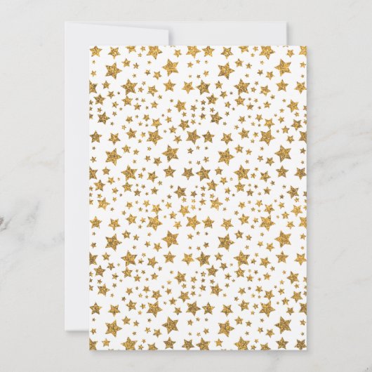 Twink、Twinkle Little Star 1st Birthday 招待状 (裏面)